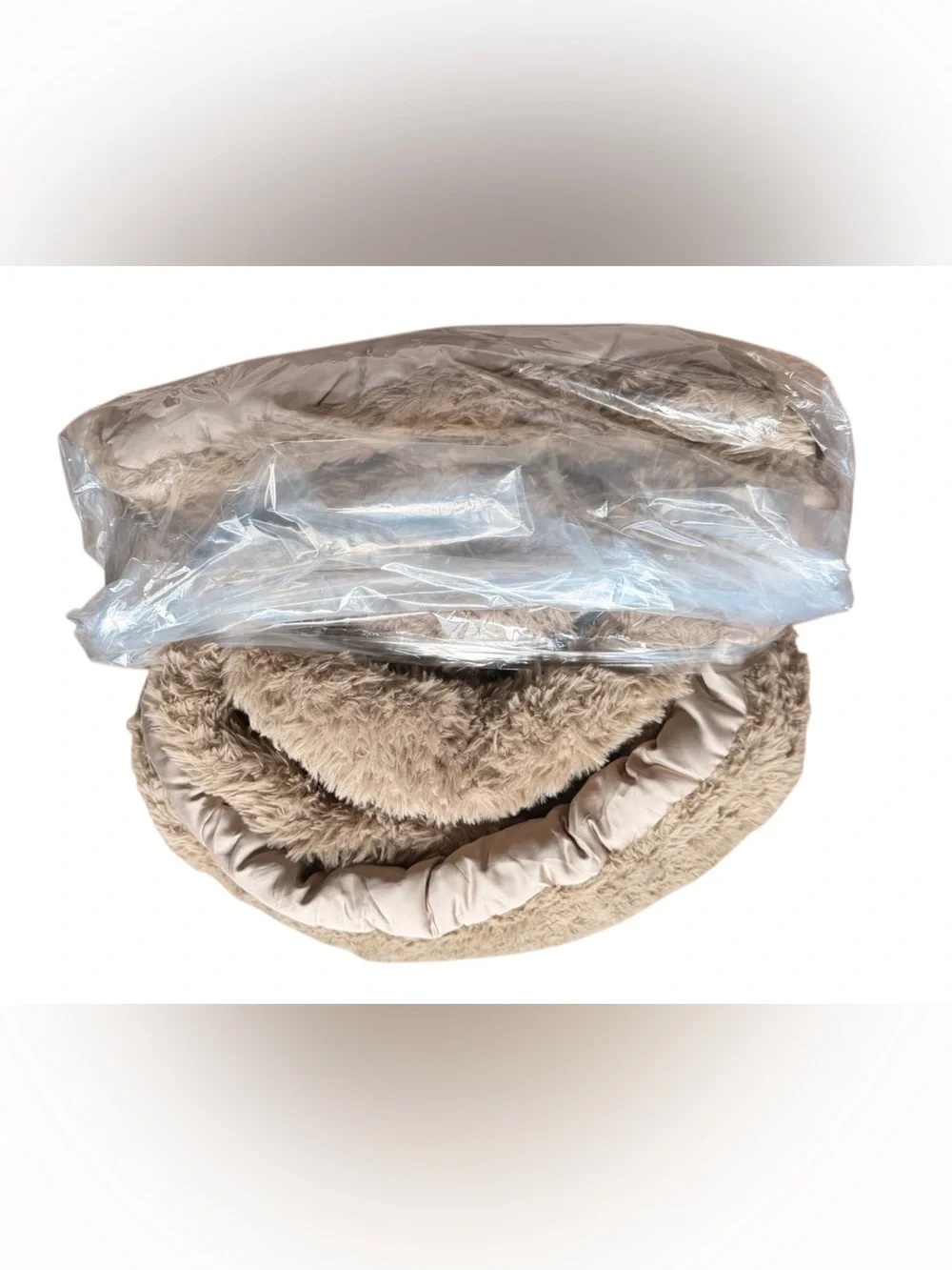 Sunday Citizen Breathable Faux Fur Bamboo Comforter Queen / Full Toffee NWOT